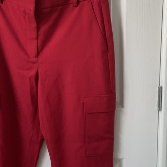 Beautiful dark red cargo pants. No tags 30” waist - Picture 2 of 4